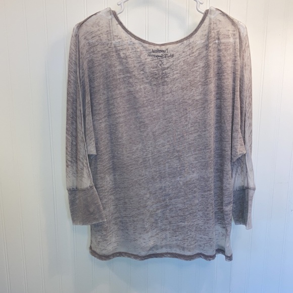 Disney mini mouse 3/4 distressed oversized beat neck lightweight shirt sz M GUC - Picture 4 of 8